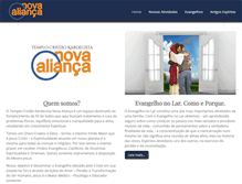 Tablet Screenshot of nova-alianca.org